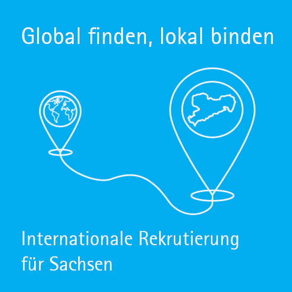 Global finden, lokal binden Internationale Rekrutierung für Sachsen