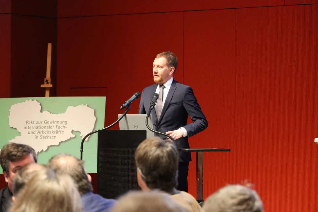 Impressionen des Sächsischen Fachkräftegipfels 2023